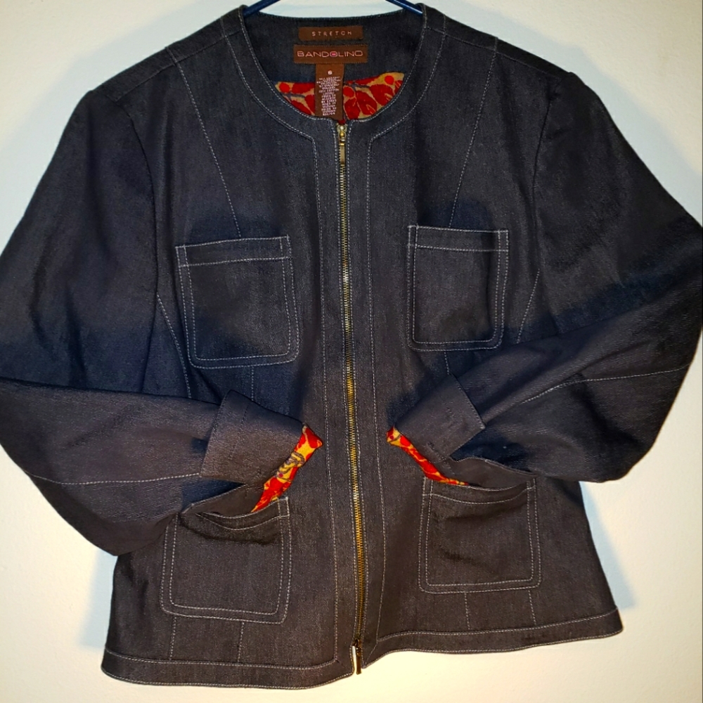 Bandolino Black Denim Jacket